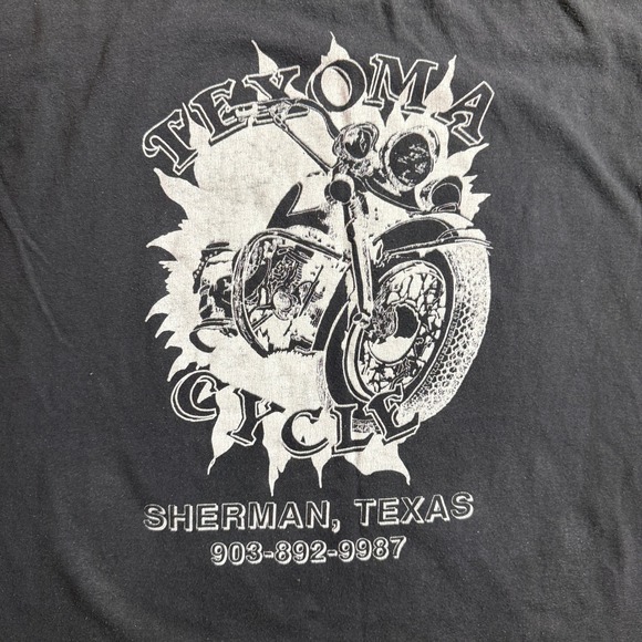 Harley Davidson 3demblem Rare Tee Shirt Motorcycle Graphic T Shirt Men's XXXL - Picture 4 of 7